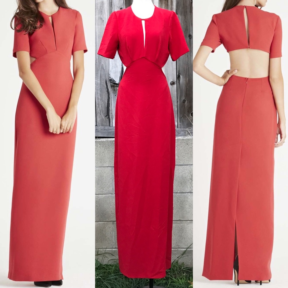BCBGENERATION Open Lower Back Column Dress
